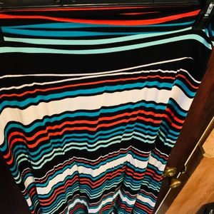 Stripped Maxi Skirt